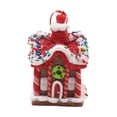 thumbnail image 4 of Figura colgante de casa de pueblo navideña, decoración navideña decorativa para colgar Estilo C, 4 of 9