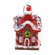 thumbnail image 4 of Figura colgante de casa de pueblo navideña, adorno navideño para centros comerciales, corona Estilo C, 4 of 9