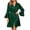 Green, variant on Short Robes for Women Bride Bridesmaid Party Flare 3/4 Sleeve Bath Robe Solf Solid Sleepwear Loungewear Nightwear XXL Beige
