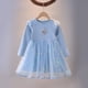 thumbnail image 4 of 2024 Otoño Invierno Niños Vestido Ropa Bebé Niñas Vestidos Frozen Elsa Anna Princesa Fiesta Disfraz Para Niños Trajes Ropa, 4 of 5