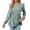 Green, variant on Flutter Sleeve Tops for Women Long Sleeve Fall Winter Ruched Blouses Solid Color Party Cute Casual Ruffle Tops