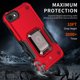 thumbnail image 4 of Funda para iPhone SE 2022 (3.ª generación), iPhone SE 2020, iPhone 8 y iPhone 7, con soporte de anillo, híbrida, resistente y todo incluido, para iPhone de 4,7 pulgadas, color negro, 4 of 8