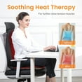 thumbnail image 4 of Snailax Back Massager with Heat, Soothing Memory Foam Massage Chair Pad for Home Use, Father's Day Gift, 4 of 6