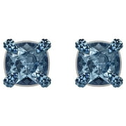 Swarovski Make up Pierced Earrings - Blue