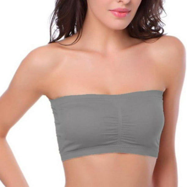 Qisin Strapless Bra For Woman Invisible Tube Tops Seamless