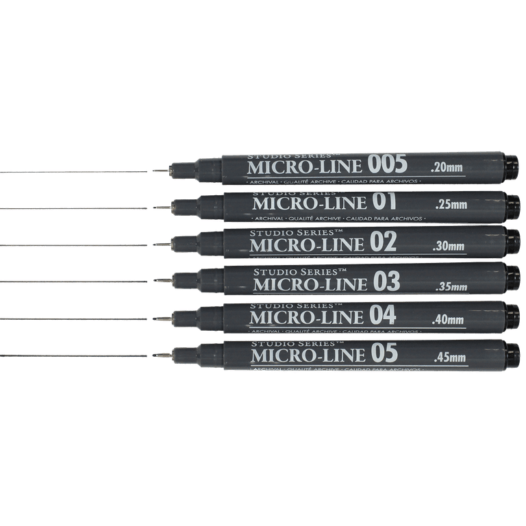 Studio Series Microline Pen Set - Black