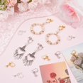 thumbnail image 2 of 1 Box 30Pcs Screw Earring Clips Earrings Converter Brass Clip on Earring Backs Components Non Pierced Ears Gold Silver Clip Earring Findings for Jewelry Making Supplies DIY Crafts Women, 2 of 6