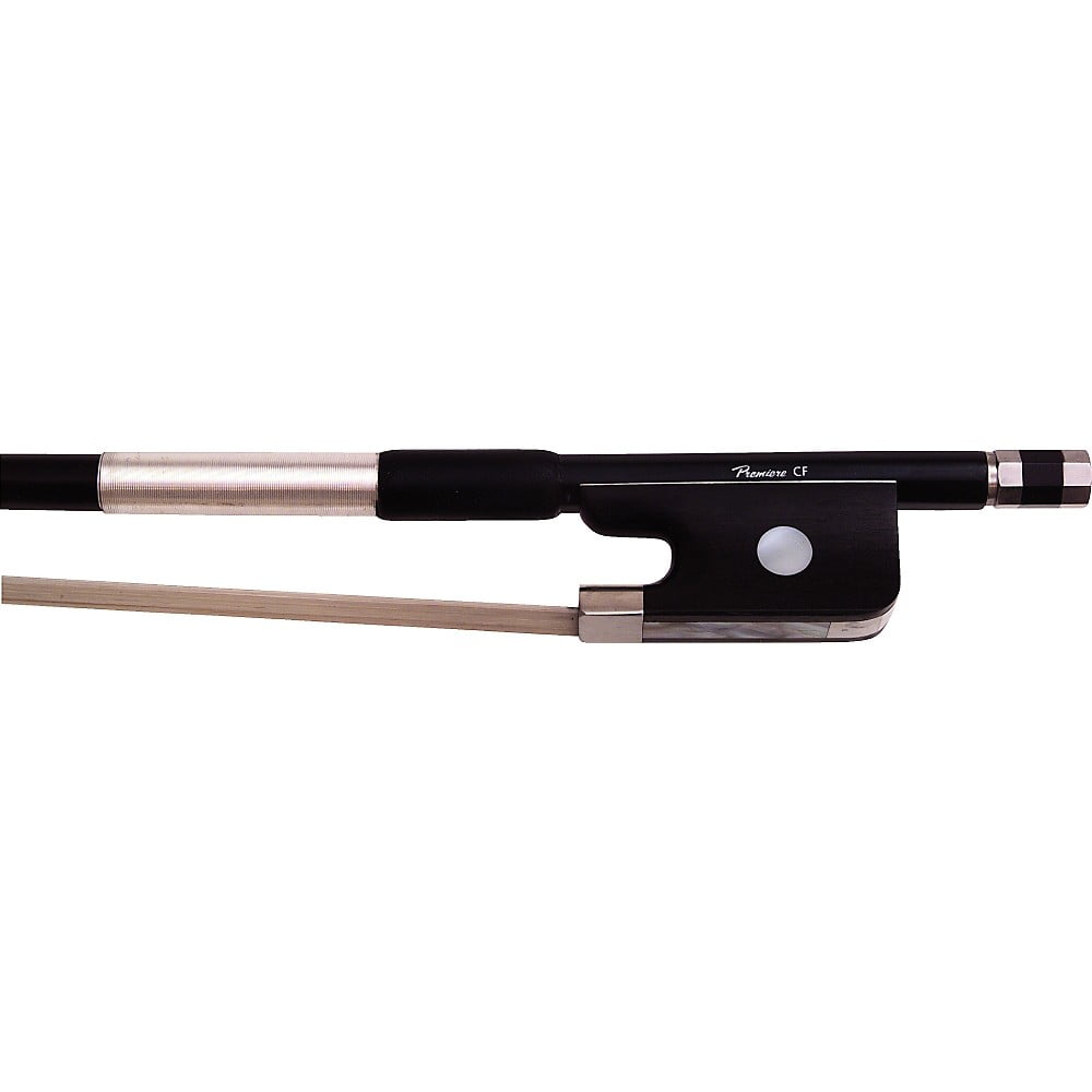 4//4 Artist /"Alto Clef/" Carbon Fiber Viola Bow with Zarelon Unbreakable Bow Hair