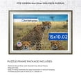 thumbnail image 2 of ArtToFrames 15x10.02 Inch - 38x26 CM Silver Puzzle Frame for 1000 piece Puzzles.0.75 Inch Custom Wood Puzzle Frames, Silver with Stained Grey - Comes with Regular Glass, 2 of 6
