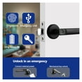 thumbnail image 2 of Door Lock, Electronic Fingerprint Lock USB Rechargeable Biometric Fingerprint Smart Lock Handle With Key For Bedroom Hotel Apartment Office ,Easy to Install, 2 of 6