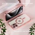 thumbnail image 4 of ShellTech Electroplated Case with Screen Protector for iPhone 16 Pro Max,Slim Soft Plating TPU Clear Case Compatible with MagSafe Full Camera Lens Protector Cover for iPhone 16 Pro Max,Pink, 4 of 5