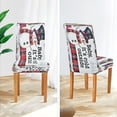 thumbnail image 5 of BZSMCE Chairs Slipcovers Dining Chair Covers Smiled Snowman Creative Pattern, 5 of 7