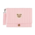 thumbnail image 1 of Bolsa organizadora de pañales, bolsa de almacenamiento, bolsa de viaje, plegable, reutilizable, para pañales de tela Rosa, 1 of 9