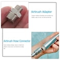 thumbnail image 3 of Airbrush Hose Adapter 1/8 '' Male to 1/4 '' Male Airbrush Connector Adapter, 3 of 8