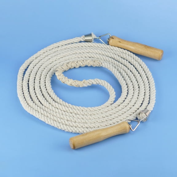 BESTYASH Soft Cotton Linen Jump Rope for Group Fitness, Team Jumping, Exercise and Outdoor Workout Activities