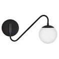 thumbnail image 4 of 83480BK Lark Dottie - 5W 1 LED Small Wall Sconce In Modern Style-9.25 Inches Tall and 6 Inches Wide-Black Finish, 4 of 12