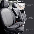 thumbnail image 6 of ITEYAO Car Seat Covers，Front and Rear, Fits Toyota Corolla cross 2026, Gray Car Seat Covers, Only L, LE, XLE, 6 of 6