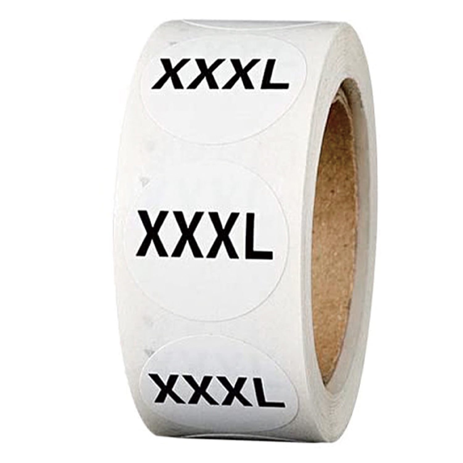 500PCS XXXL Clothing Size Stickers Labels 1