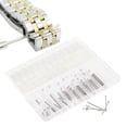 thumbnail image 4 of Kit De Herramientas De Reparación De Relojes Profesionales De Acero Inoxidable Tipo Tornillo Con Barra De Resorte Para Reloj, Incluye 55 Piezas De Barras De Resorte, 11 Tamaños,, 4 of 7