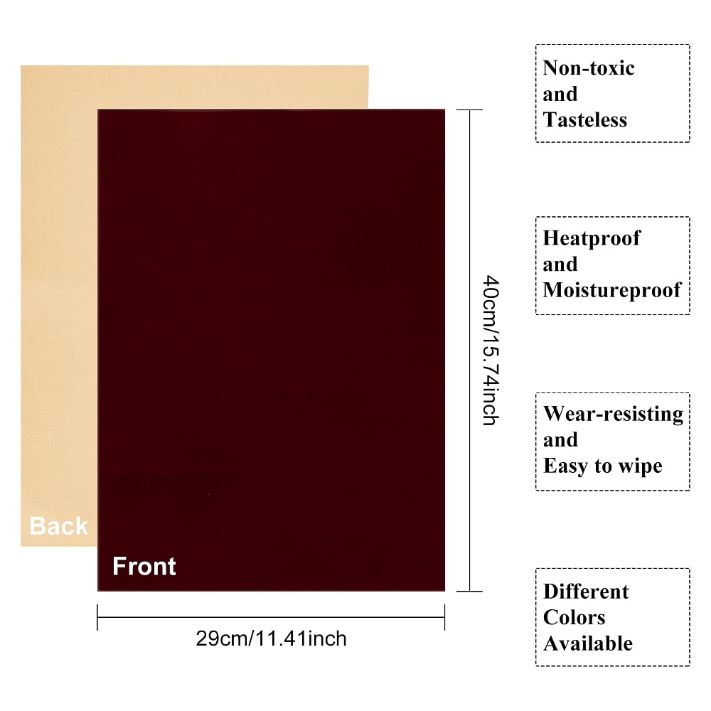 1Set Jewelry Flocking Cloth Self-adhesive Fabric Brown 40x28.9~29cm 12sheets/set