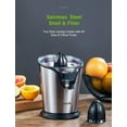 thumbnail image 1 of Aicok Citrus Juicer Stainless Steel  Electric with 2 Size Cones, 1 of 5