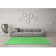 thumbnail image 3 of Ahgly Company Indoor Round Oriental Emerald Green Industrial Area Rugs, 3' Round, 3 of 4