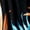 Black Painted Palm, variant on Roaman's Women's Plus Size Hand Crinkled Wide-Leg Pant