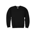thumbnail image 2 of Jerzees Youth Fleece Crew Sweatshirt, Black, Small, 2 of 2
