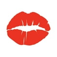 thumbnail image 1 of Kiss Lip Mark Sticker Decal Die Cut - Self Adhesive Vinyl - Weatherproof - Made in USA - Many Color and Sizes - love sexy romance, 1 of 6
