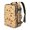 Thanksgiving Pie Pilgrim Hat Pattern, variant on Thanksgiving Pumpkin Leaf Stripe Pattern Travel Laptop Backpack, Business Rucksack with Multi Compartments & USB Port, Water Resistant Twill Gifts for Travel Business School