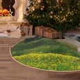 thumbnail image 5 of Daiia Horse Rearing Up In The Field Drawing Merry Christmas Tree Skirt , Xmas Large Lace-up Tree Skirt, Santa Snowflakes Rustic Home Decorations New Year Party Farmhouse Decor-36", 5 of 6