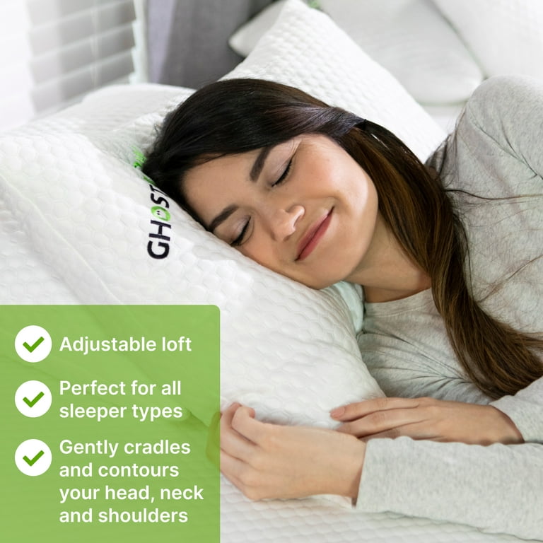 GhostPillow Shredded Memory Foam: Adjustable Comfort