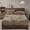 Khaki, variant on Milk Velvet Fitted Sheet Set with Pillowcases, Double Sided Flannel, Deep Pocket 12"-16", All Season