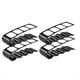 thumbnail image 1 of 4 Piezas Soporte de Control Remoto para Mesa Organizador de Almacenamiento Remoto Organizador Remoto Organizador de Control Remoto de Mesa, 1 of 5