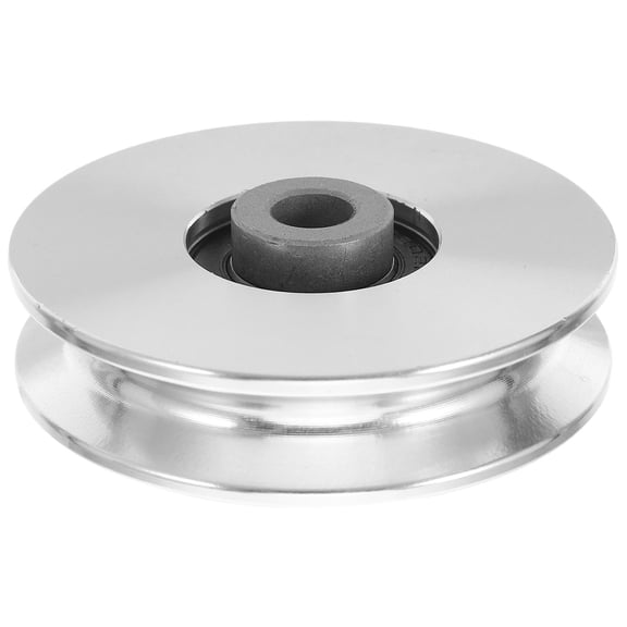 AURARMLET Silver Aluminum Pulley Wheel for Gym Cable Systems with Wear Resistant Durable Construction
