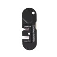 thumbnail image 1 of Afilador de cuchillos portátil Mini llavero de bolsillo Afilador Herramienta de afilado de cuchillos plegable para supervivencia Caza Pesca Senderismo Camping Negro (1pc, LingWen 8390612185991, 1 of 1