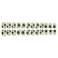 thumbnail image 4 of Press on Nails MIXFOSAHN Short Square para el Día de San Patricio, 24 unidades, 4 of 9
