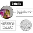thumbnail image 6 of 4PCS/Set Spa Zen Shower Curtain set, Black Massage Stone White Candle Japanese Art Tranquil Relaxing Spiritual Meditation Bathroom Decor, Non-slip Bath Mat, Gifts for Women, Purple Orchid & Candle, 6 of 7
