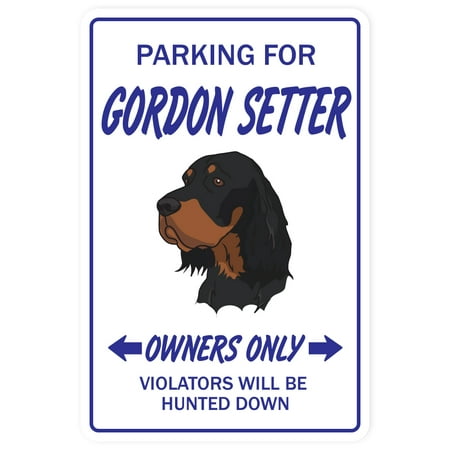 GORDON SETTER Decal dog pet parking Decals pet vet breeder groomer | Indoor/Outdoor | 5