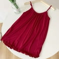 thumbnail image 4 of MESSUEN Spaghetti Strap Tank Top Silk Pajamas for Women Crew Neck Chemise Solid Round Neck Suspender Loose Vest Pajama Pullover Tank Top Womens Tops Casual Womens Summer Tops Red XL, 4 of 4