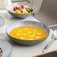 thumbnail image 4 of vancasso Dinnerware Sets, Stoneware Dinner Set for 4, 16-Piece Round Gray, Series Karst, 4 of 7