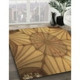 thumbnail image 3 of Ahgly Company Machine Washable Indoor Rectangle Transitional Mahogany Brown Area Rugs, 7' x 9', 3 of 7