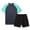 Blue, variant on ITSAME Boys Athletic Outfits 2-Piece Crewneck T-Shirt and Shorts Quick-Dry Kids Sport Clothes Set Beige Size 13-15