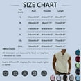 thumbnail image 2 of CIENVNSTG Cool Shirts for Men Wide Shoulder Vest Henry Collar Sleeveless Casual Tank Top Shoulder Vest Thin Tops Pink XL, 2 of 3