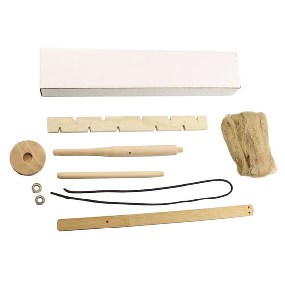 Milisten Drill Fire Starter Kit Natural Wooden Friction Make Fire Set Outdoor Fire Tools Camping Fire Equipment (Wood Color)