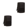 thumbnail image 4 of Soidarity Bolso de hombro Resistente al desgaste Bolsas de mensajero a prueba de agua Paquete de cofre unisex Equipo deportivo Bolso cruzado Negro Negro 2piezas Soidarity CBP352576, 4 of 6