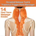 thumbnail image 3 of ExquisiteOccipital Release Tool & Trapezius Trigger Point Massager for Neck Shoulder Muscle Pain Relief, Deep Tissue Myofascial Suboccipital Massage D, 3 of 4