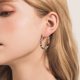 thumbnail image 4 of 1 par de aros bohemios para mujer, aretes de cuentas de moda, gotas exageradas, 4 of 5