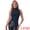 Dark Blue, variant on Women's Summer Mock Neck Ruched Semi Sheer Y2K Tank Tops XL Purple