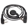 thumbnail image 1 of Auricador de radio de 2, control de alambre ptt 120 cm / 3.9 pasteles longitud de cable manos comunicacia Libre clip de oído auriculares talkie para para para, 1 of 7